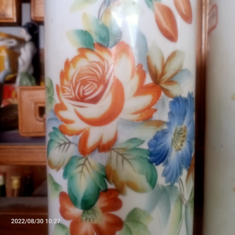 古玩陶瓷帽桶一對(duì)拍賣，當(dāng)前價(jià)格500元