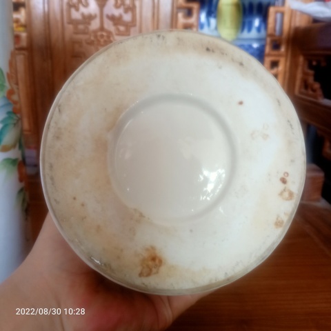 古玩陶瓷帽桶一對(duì)拍賣，當(dāng)前價(jià)格500元