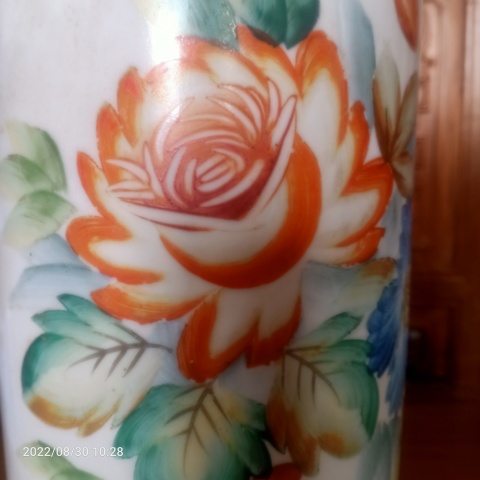 古玩陶瓷帽桶一對(duì)拍賣，當(dāng)前價(jià)格500元