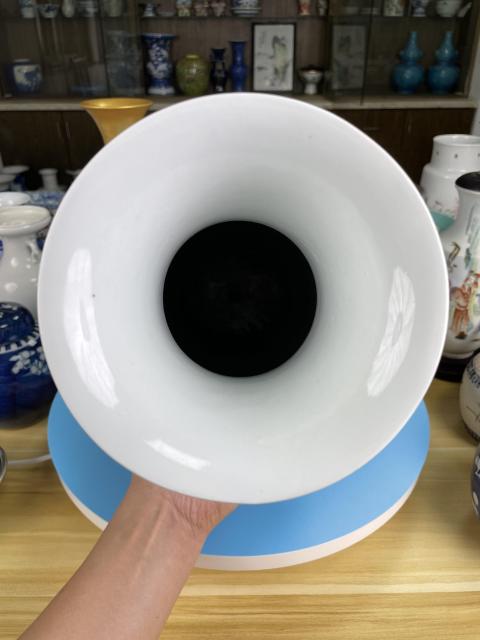 古玩陶瓷清咸豐 極品粉彩三星人物紋大瓶拍賣,當前價格7800元
