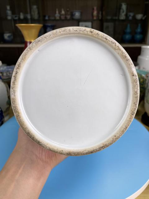 古玩陶瓷清咸豐 極品粉彩三星人物紋大瓶拍賣,當前價格7800元