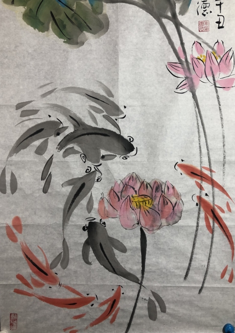 古玩字畫中美協(xié)理事朱明德 高潔雅正圖拍賣,當(dāng)前價(jià)格1588元