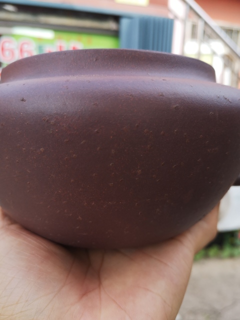 古玩雜項晚清名家宜興顧見文大紫砂壺拍賣,當前價格2600元