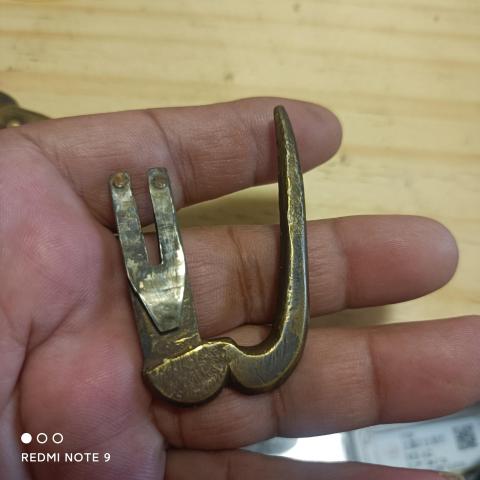 古玩銅器稀少魚形銅鎖拍賣，當(dāng)前價格1780元