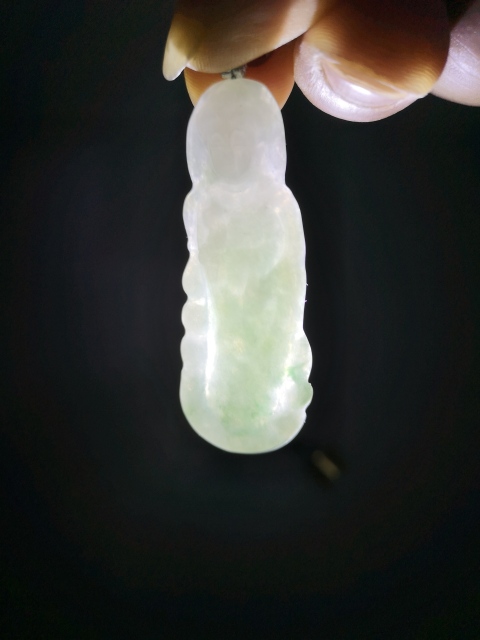 古玩玉器觀音拍賣(mài),當(dāng)前價(jià)格260元