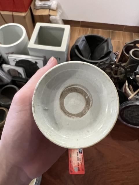 古玩陶瓷清代青花高足碗拍賣,當前價格199元
