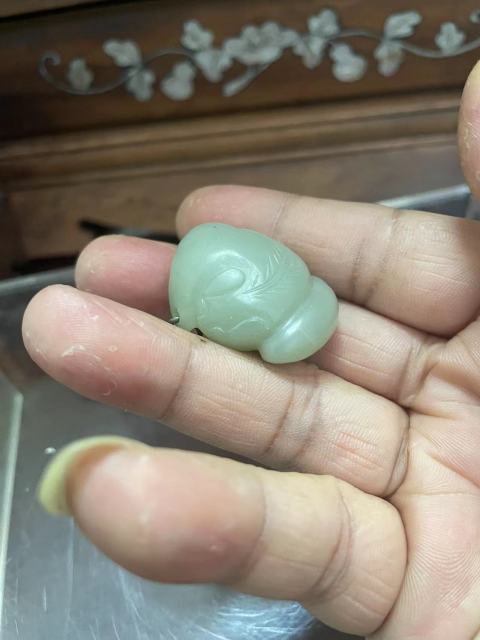 古玩玉器蝙蝠墜拍賣,當前價格3500元