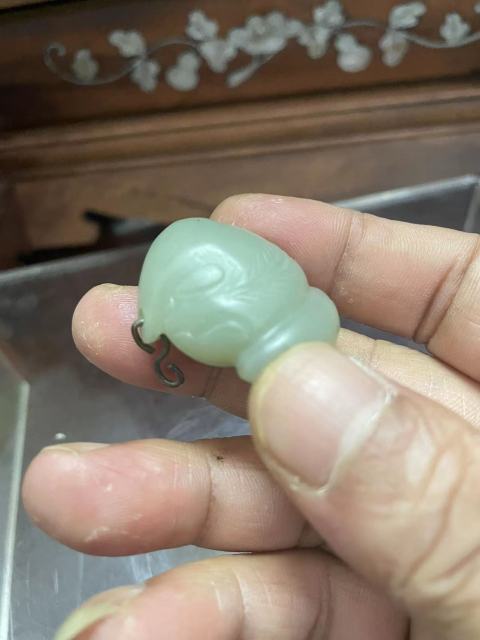 古玩玉器蝙蝠墜拍賣,當前價格3500元