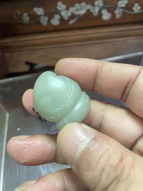 古玩玉器蝙蝠墜拍賣,當前價格3500元