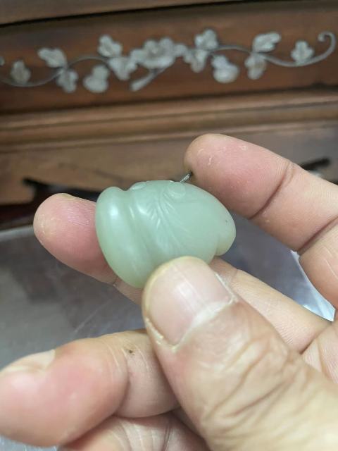 古玩玉器蝙蝠墜拍賣,當前價格3500元