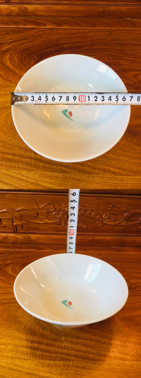 古玩陶瓷粉彩公雞圖碗拍賣,當前價格158元