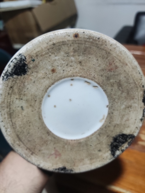 古玩陶瓷晚清民國油粉彩人物詩文帽筒拍賣,當前價格1688元