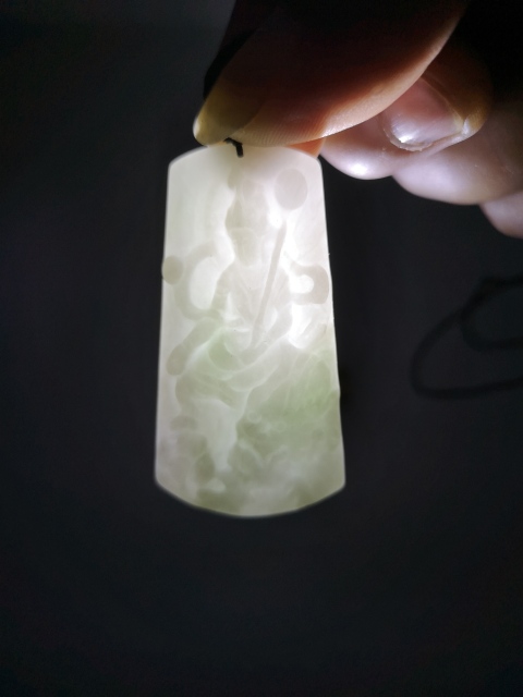 古玩玉器觀音拍賣，當前價格260元