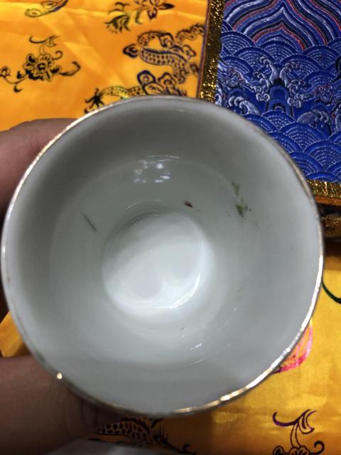 古玩陶瓷民國精品粉彩牡丹花卉紋馬蹄杯拍賣,當前價格1388元