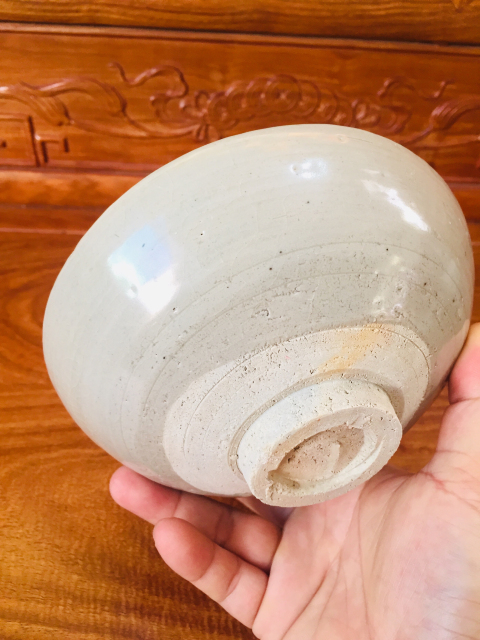 古玩陶瓷（釉水漂亮玻璃質感好）青白釉碗拍賣，當前價格999元