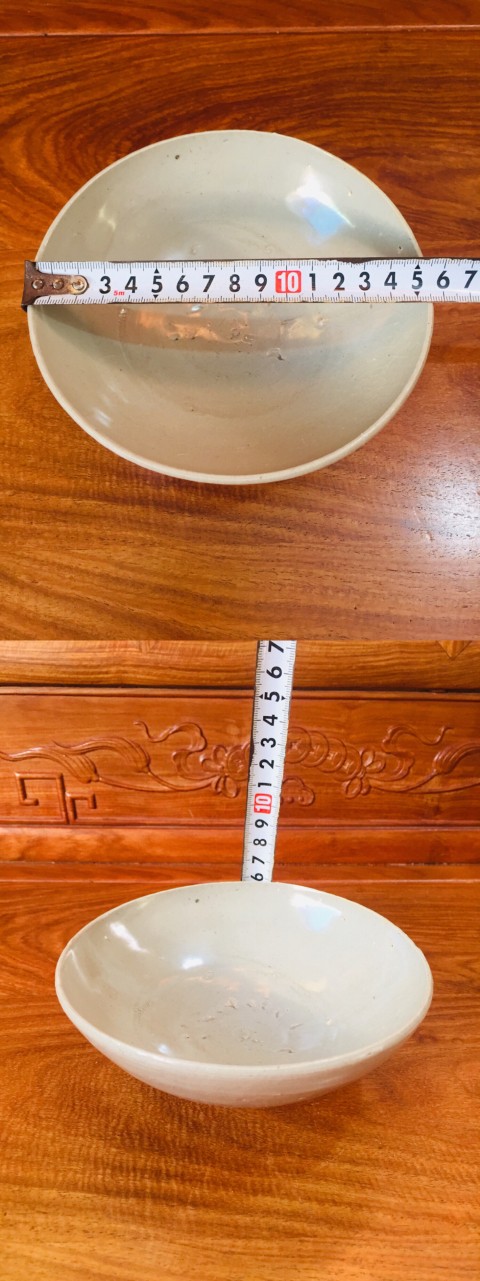 古玩陶瓷（釉水漂亮玻璃質感好）青白釉碗拍賣，當前價格999元
