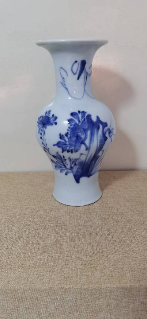 古玩陶瓷青花花卉紋瓶拍賣，當前價格7200元