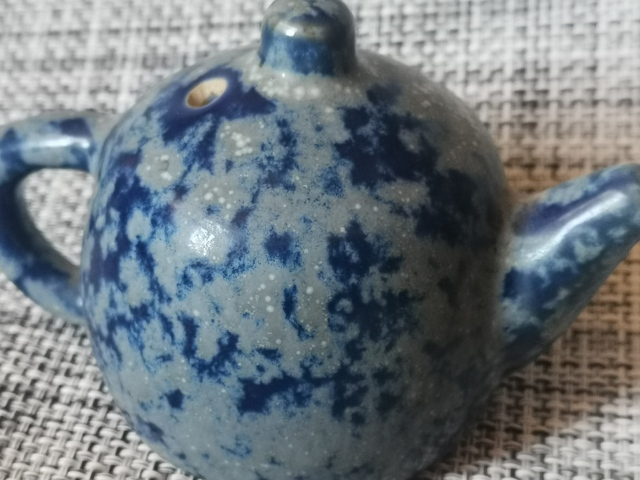 古玩陶瓷青金石釉硯滴拍賣,當前價格666元