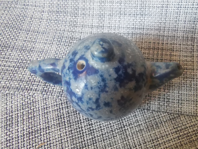 古玩陶瓷青金石釉硯滴拍賣,當前價格666元