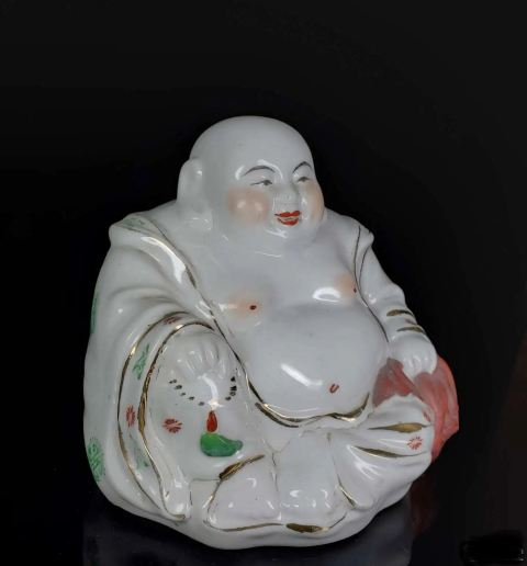 古玩陶瓷彌勒佛塑像拍賣，當(dāng)前價(jià)格0元