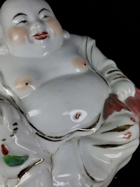 古玩陶瓷彌勒佛塑像拍賣，當(dāng)前價(jià)格0元