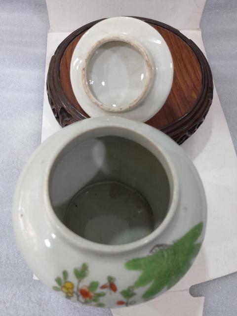 古玩陶瓷民國(guó)水彩綠柳黃鶯將軍罐拍賣(mài)，當(dāng)前價(jià)格1280元