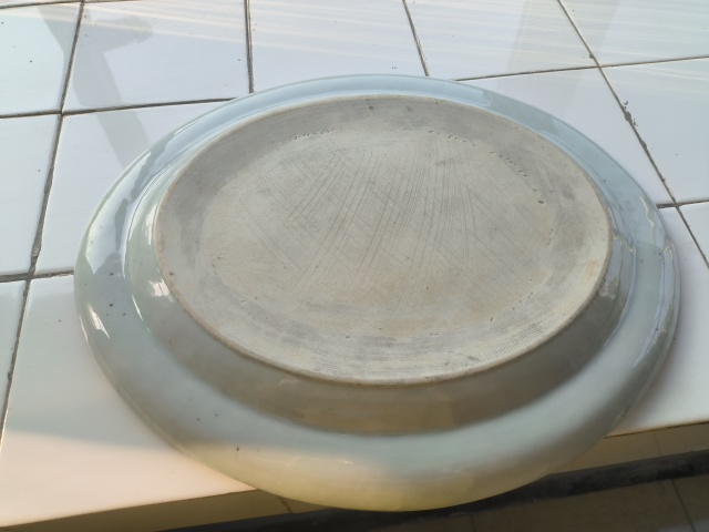 古玩陶瓷全美品40厘米乾隆盤拍賣,當前價格3500元
