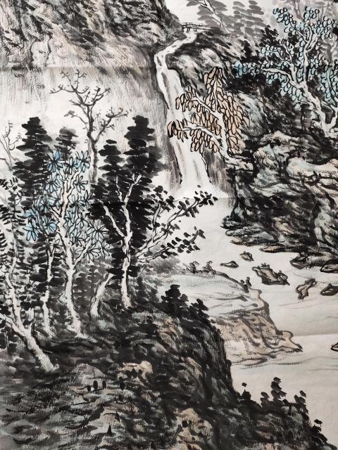 古玩字畫中國美術(shù)家協(xié)會會員 教授 高永謙《江山攬勝》拍賣,當前價格16999元