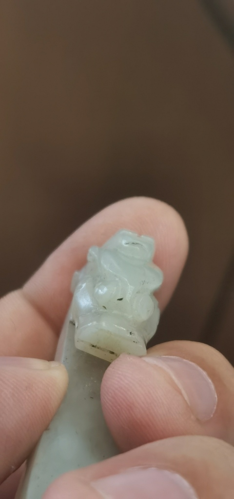 古玩玉器和田玉龍首帶鉤拍賣(mài),當(dāng)前價(jià)格5555元
