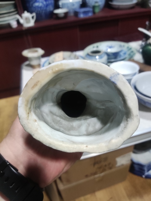 古玩陶瓷晚清德化窯白釉送子觀音塑像拍賣,當(dāng)前價格1688元