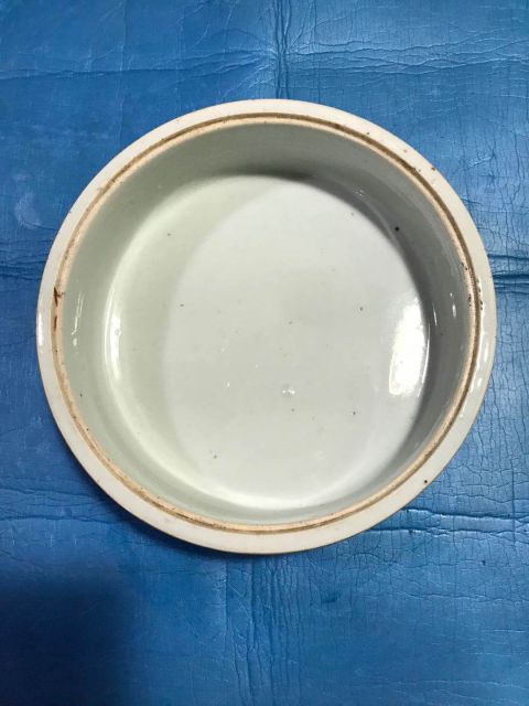 古玩陶瓷淺降彩花鳥一品鍋拍賣，當前價格1580元