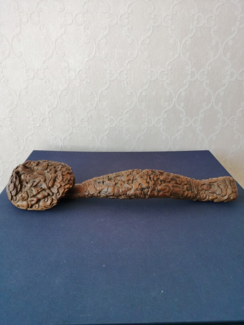 古玩雜項當代精品?木雕如意拍賣，當前價格222元