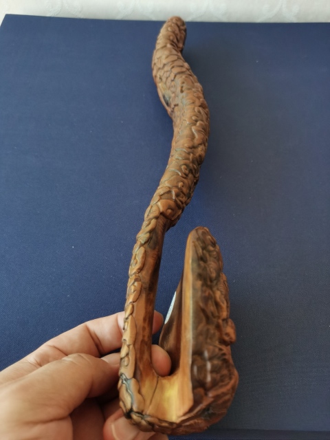 古玩雜項當代精品?木雕如意拍賣，當前價格222元