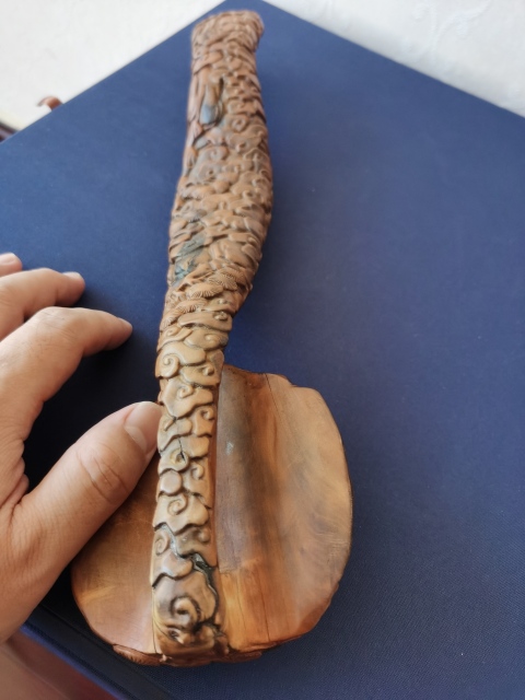 古玩雜項當代精品?木雕如意拍賣，當前價格222元