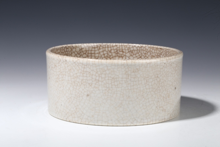 古玩陶瓷哥釉硯洗拍賣(mài)，當(dāng)前價(jià)格7800元