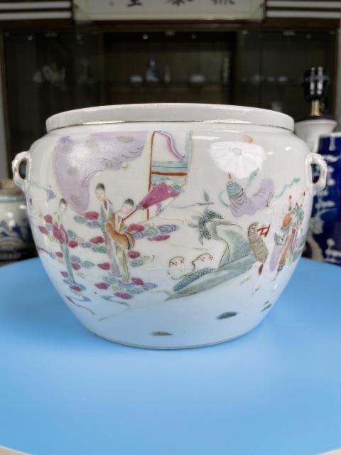 古玩陶瓷清同治 精品 粉彩人物故事紋粥罐拍賣，當(dāng)前價格2900元
