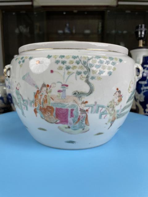 古玩陶瓷清同治 精品 粉彩人物故事紋粥罐拍賣，當(dāng)前價格2900元
