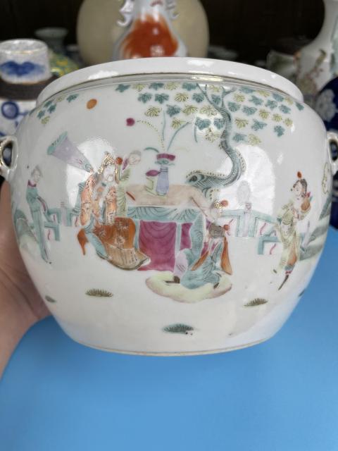 古玩陶瓷清同治 精品 粉彩人物故事紋粥罐拍賣，當(dāng)前價格2900元