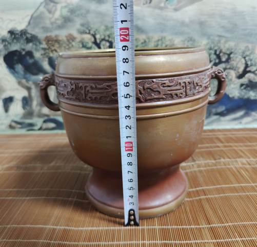 古玩雜項銅爐拍賣,當前價格1000元