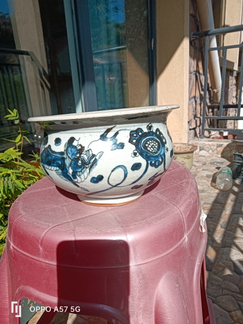 古玩陶瓷康熙青花雙獅戲繡球香爐拍賣,當前價格3100元