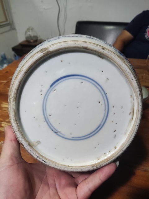 古玩陶瓷清早期雍正花卉紋青花罐拍賣，當(dāng)前價格2288元
