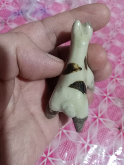 古玩陶瓷遼金時期點彩小羊拍賣，當前價格1588元