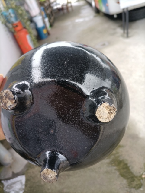 古玩陶瓷黑釉三足爐拍賣，當前價格600元