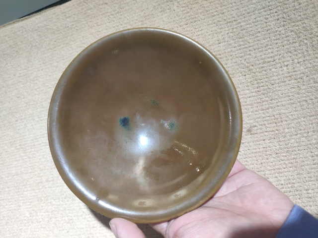 古玩陶瓷北宋紫金釉耀州窯盞拍賣，當前價格120000元