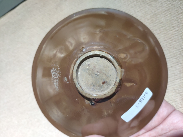 古玩陶瓷北宋紫金釉耀州窯盞拍賣，當前價格120000元