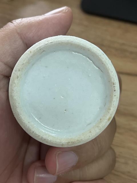 古玩陶瓷晚清山水紋青花蓋盒拍賣,當前價格800元