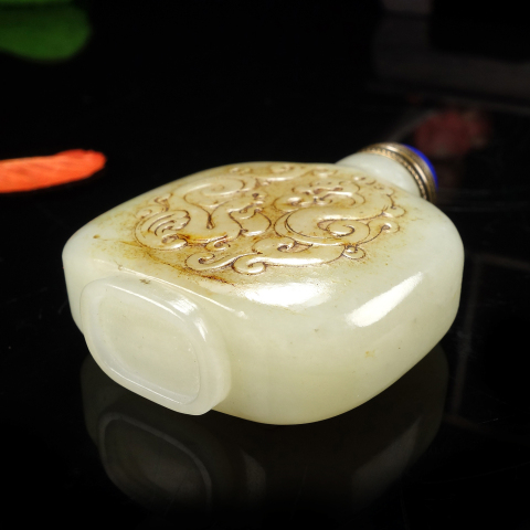 古玩玉器和田玉鼻煙壺拍賣，當前價格3000元