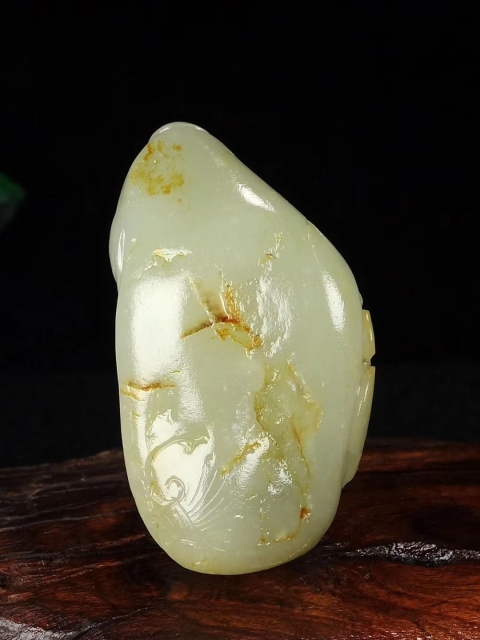 古玩玉器特價??松石雙色巧雕“大圣歸來”拍賣，當前價格6688元