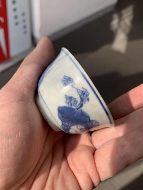古玩陶瓷康熙青花人物紋杯拍賣,當前價格2800元