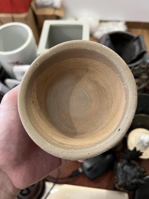 古玩陶瓷明初龍泉窯系圈足香爐拍賣，當前價格999元
